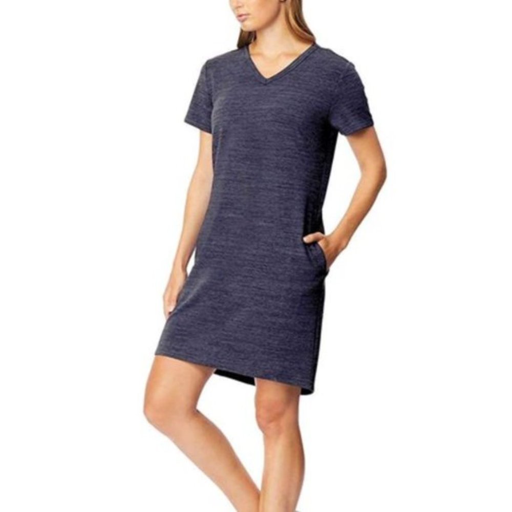 32 Degrees Cool Dress Short Sleeve V-Neck Pockets! Athletic Sporty Size S